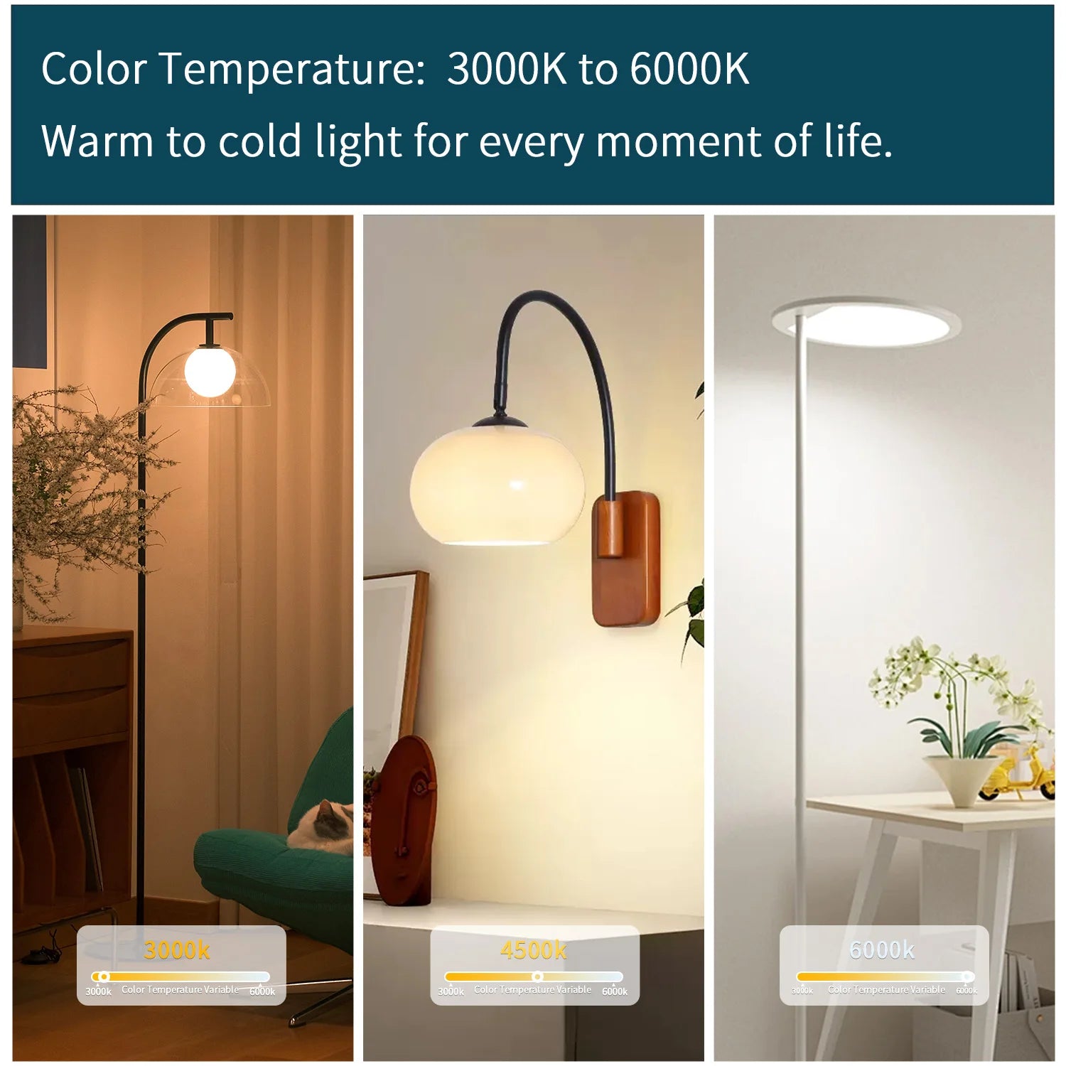 Matter Wifi Smart Light Bulb RGB E26  Led Bulb Smart Home Works With Tuya Voice control Homekit Alexa Google Apple Home